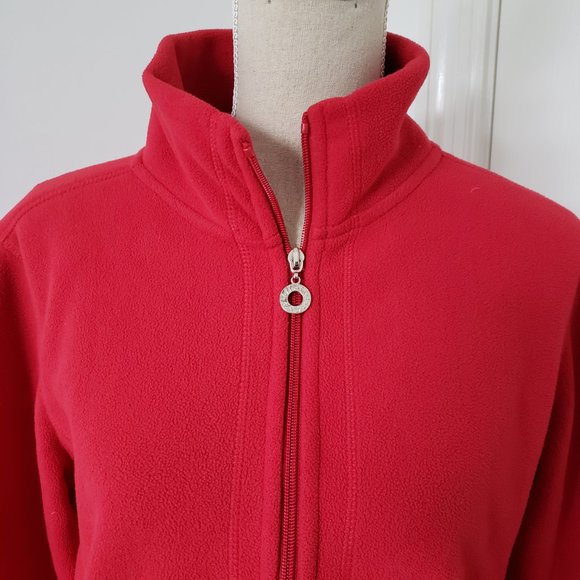 Telluride Clothing Co. Red Full Zip Fleece Jacket - Picture 3 of 6